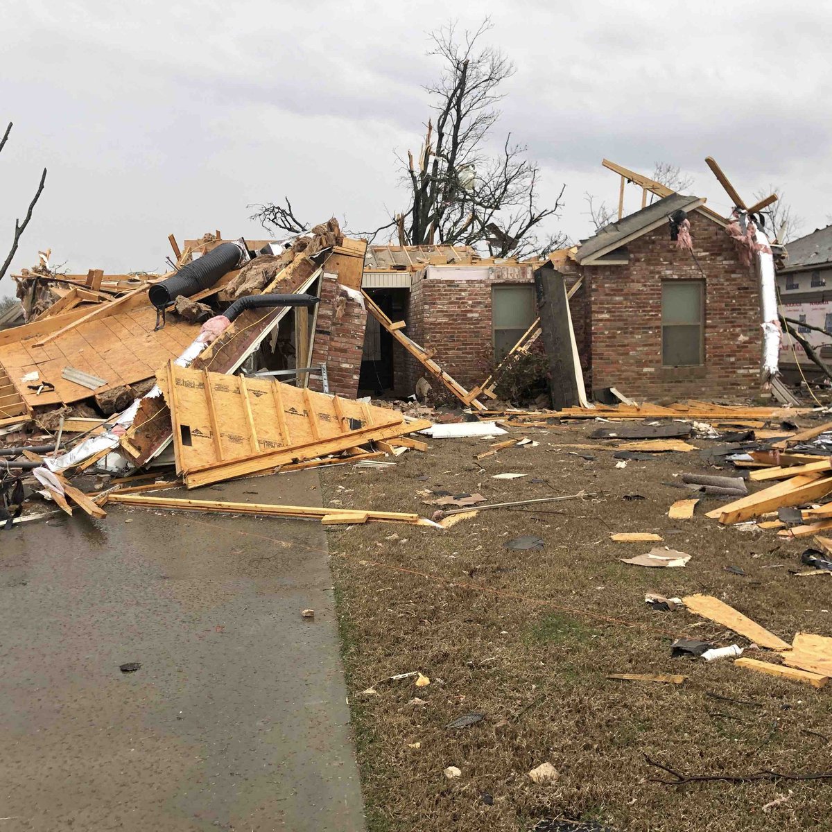 Remember this viral photo, of a doctor returning home from his shift to see his little son? Their home was was just destroyed by a tornado in Jonesboro. The family is okay, but they need help. Twitter - you know what to do. gofundme.com/f/1yo5w210mo