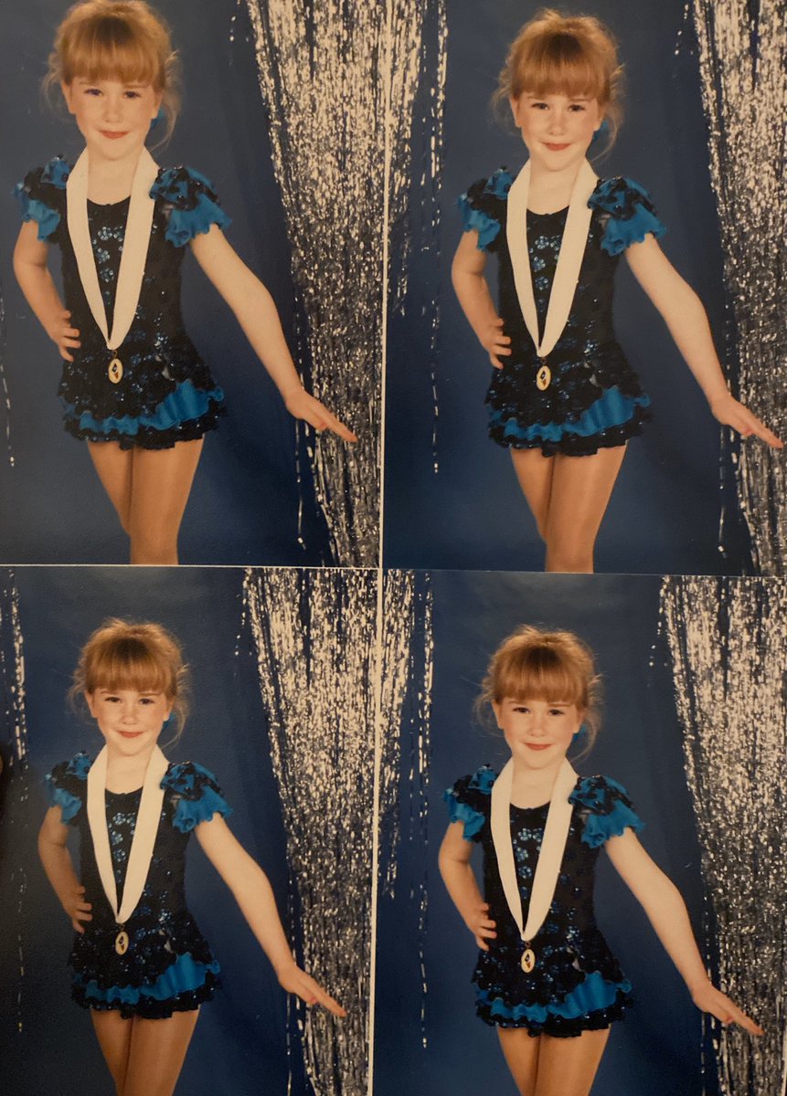 KellyFrye's tweet photo. Home in Htown w my Mom during this quarantine. 1 of my #keepmysanity projects is getting her new place organized which has led to finding treasures along the way. I skated for years, pictured here⛸🤸♀️I did a cartwheel on the ice in 1 of my routines& yes, arms are double jointed. https://t.co/LBntZ7HZOM