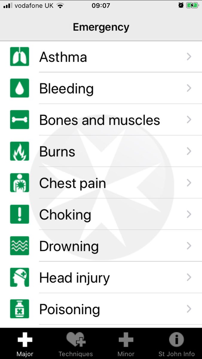 Charles_Perrett's tweet photo. I strongly suggest that everyone download the free @stjohnambulance #FirsAid app https://t.co/QDHdx4t4yu knowing what to do in an emergency is really important, especially when our @NHSuk is under pressure with #COVID19 https://t.co/cabmRHPNdm