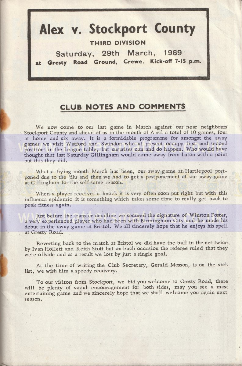Stockport County programmes tweet media