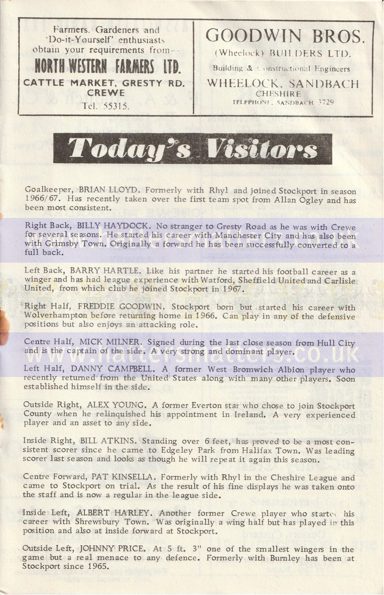 Stockport County programmes tweet media
