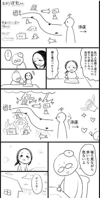 【妻漫画】

妻は落ち込みやすいので
すぐにメンタルケアをするよう
心掛けてます。

中々回復しない時の方が
多いのですが、
この時はすぐ落ち着いたので
安心しました。 