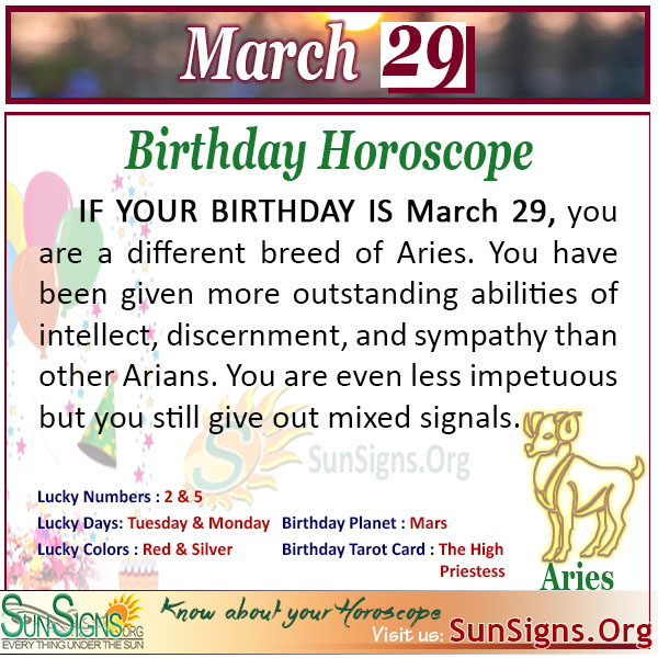 SunSigns Org On Twitter The 29th March Birthday Personality Trait You sunsigns-org-on-twitter-the-29th-march-birthday-personality-trait-you