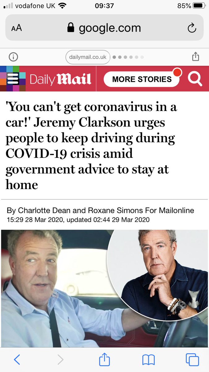 Jeremy Clarkson tweet media