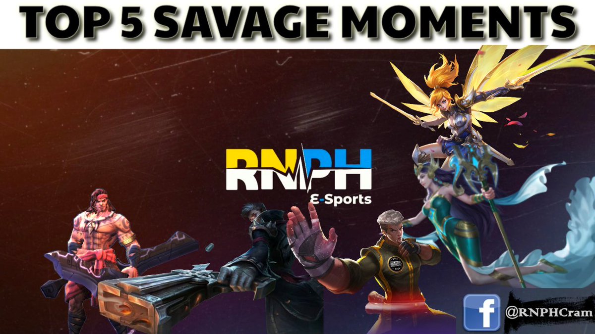 RnphC's tweet photo. HERE IS OUR TOP 5 SAVAGE MOMENTS! 
https://t.co/V5T30NNc5Z

#RNPHE-sports #SavageMoments #HTcram #Frontliners

Support my page lodi at syempre yung squad ko RNPH E-sports!
https://t.co/wMUGSO0CUg

live kame sa FB on weekdays 9-11pm at Sat 10am-12pm onwards. https://t.co/T3x28XYi3g