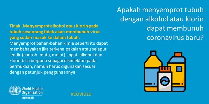 Bahan disinfektan buatan sendiri