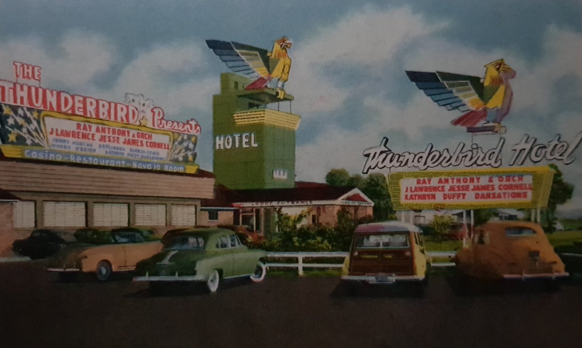 vegaschipsuk's tweet photo. Vintage Vegas: Thunderbird 1950's. The casino operated between 1948-1976 and had a southwest theme which was reinforced by pictures of Native Americans on the walls. #Thunderbird #LasVegas #Southwest #VegasHistory #TheStrip #RareChip #Vegas #ManCave #NativeAmericans https://t.co/terYOP0rW5