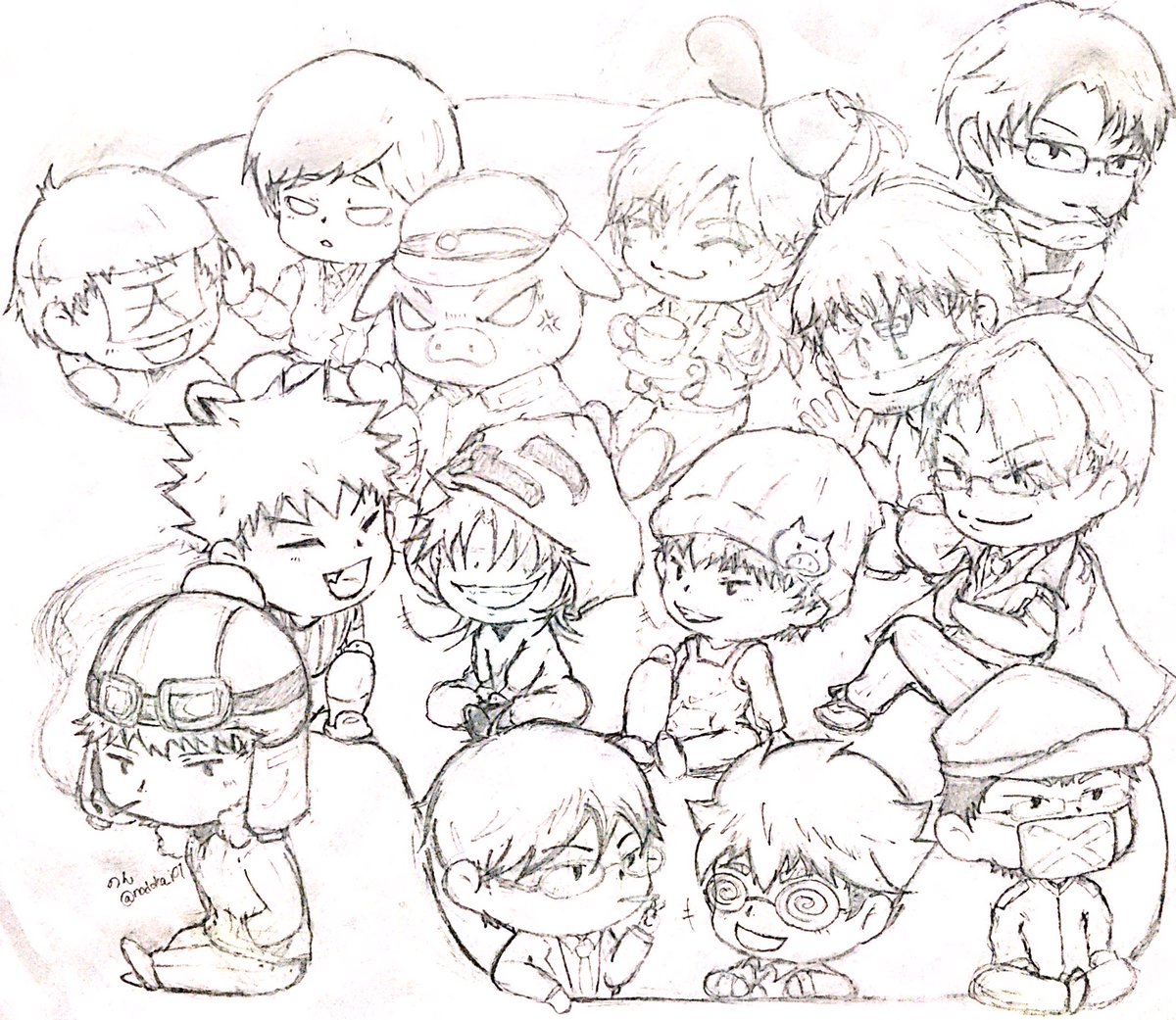 のん Fa初投稿 構図とか変な箇所多いですが目をつぶってください ペン入れは そのうち ミニキャラ難しい Wrwrdfa