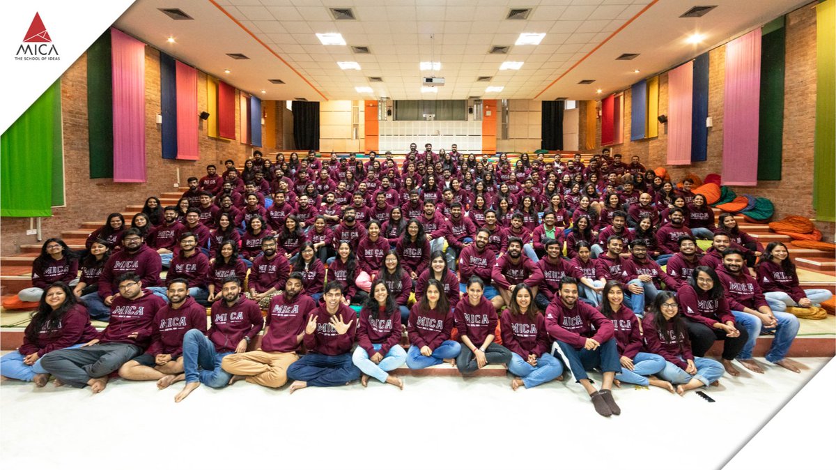 MICA_Ahmedabad's tweet photo. With the end of the academic year, MICA bids goodbye to the 29th batch of CCC and 25th batch of PGP students.
It was an honour to have some of the brightest and most creative minds amongst us, who stood testimony to the MICAn spirit, every day.
#mica #lifeatmica #micanforever https://t.co/Ae7M3SYINE