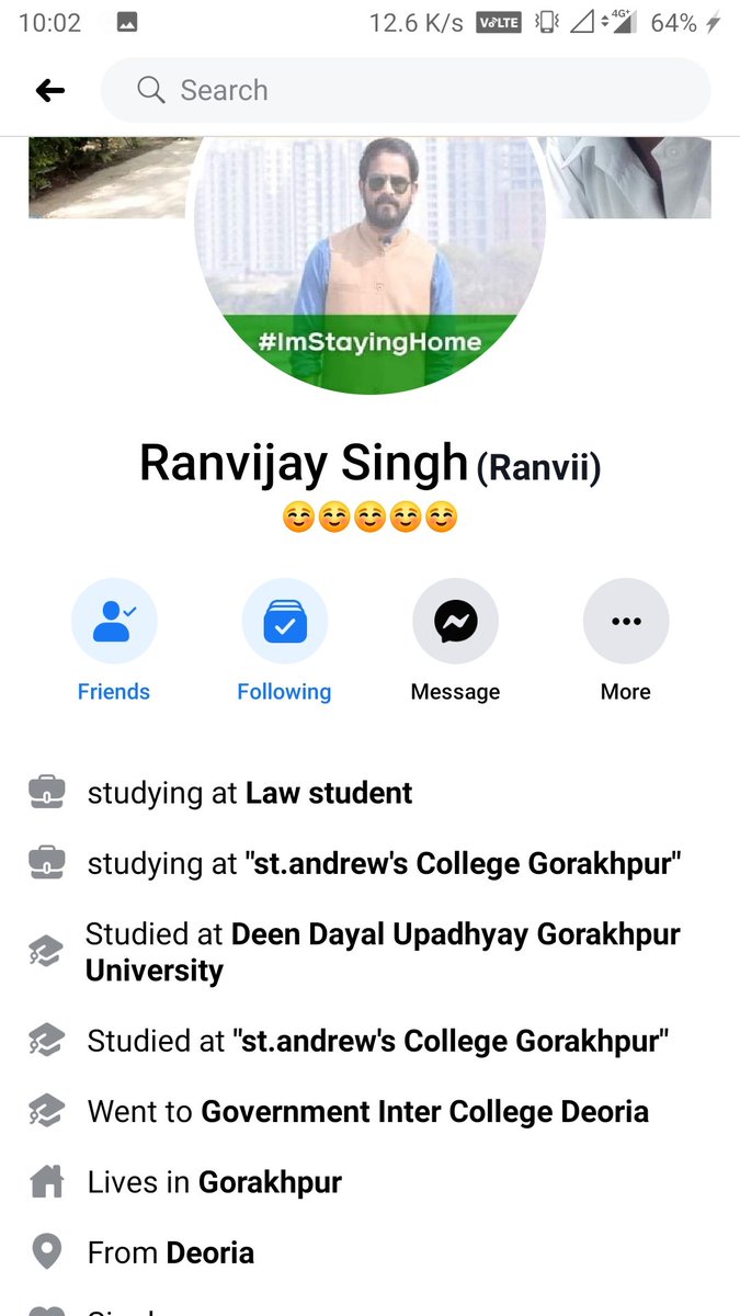 RaghuvinderMLA's tweet photo. .@deoriapolice @dmdeoria ये रणविजय नाम व्यक्ति जो देवरिया के रुद्रपुर में रहता है वो दिल्ली के मुख्यमंत्री अरविंद केजरीवाल जी पर निराधार आरोप लगाते हुए गंदी गंदी गाली दे रहा है लगातार, कृपया इसपर उचित कारवाई करें। @Uppolice @Igrangelucknow https://t.co/Wif8je1KTa