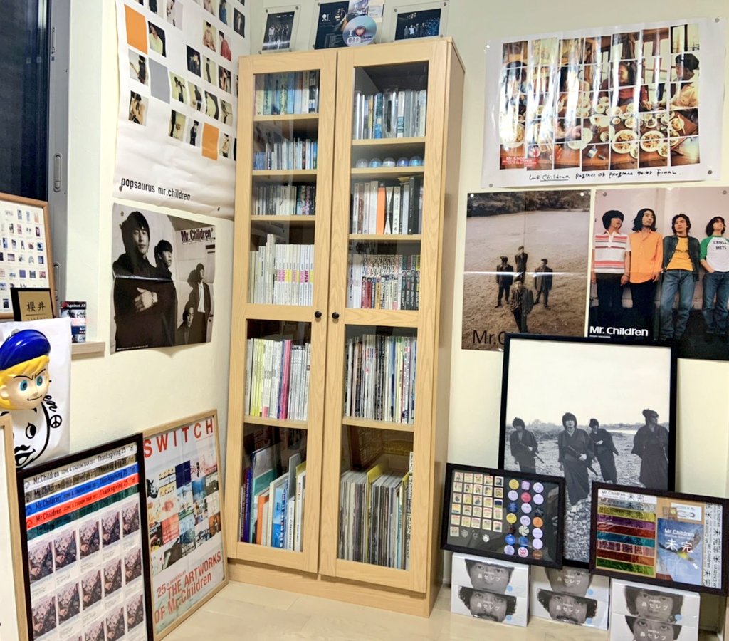 Mrこへどれん در توییتر Mr Childrenの部屋 暇やから模様変え ポスター色々貼った オタク部屋だわ うちで過ごそう