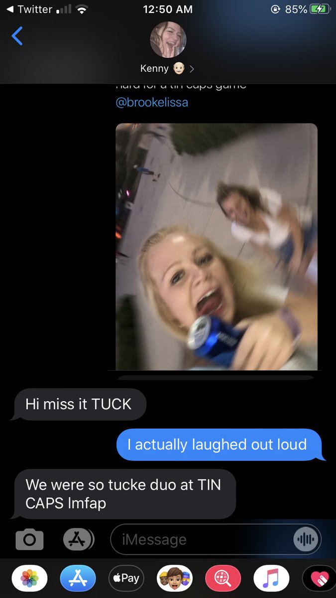 brookelissa's tweet photo. @Kenzie2040 this is why I said not to take shots dumb bitch lmao https://t.co/yM31ydWXb9