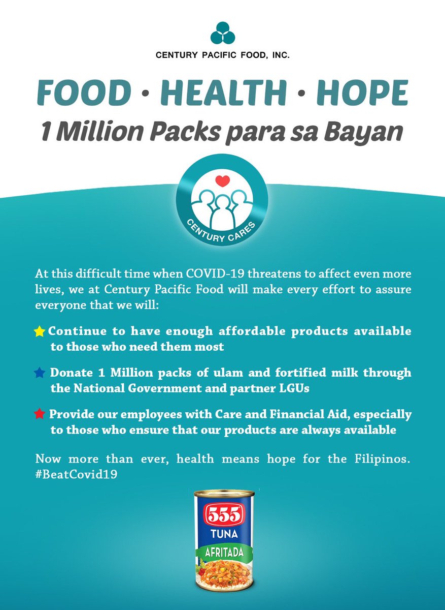 imdanielpadilla's tweet photo. Now more than ever, health means hope for the Filipinos. #BeatCOVID19 https://t.co/Y6qXEYhljE