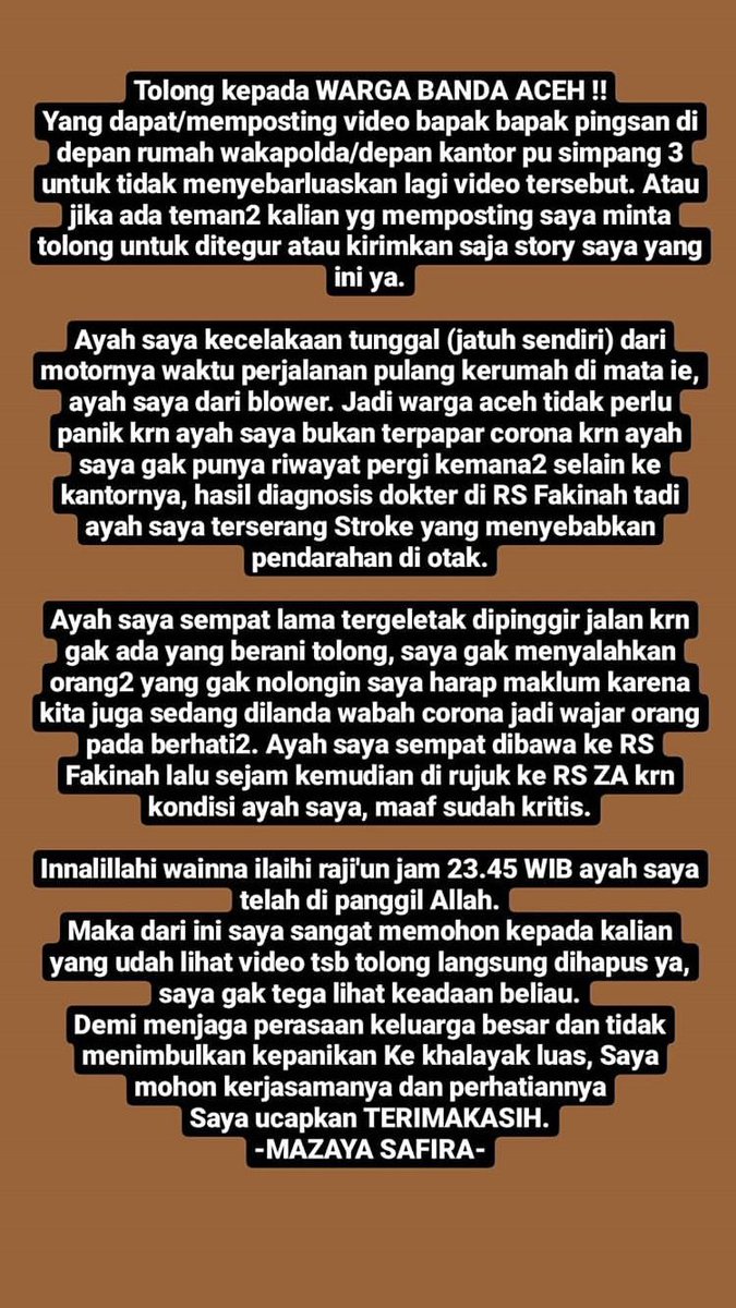 Tolong sebarkan <a href="/iloveaceh/">Komunitas @iloveaceh</a> <a href="/humasaceh/">Humas Pemerintah Aceh</a> @KotaBandaAceh_