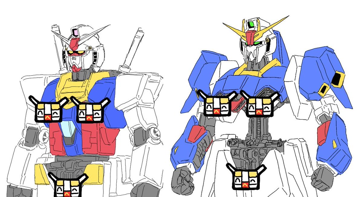 RX-78-2(ガンダム) 「……… 」|ガンダムクソ解説botのイラスト