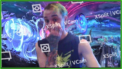 VIllIINx's tweet photo. So I was already excited enough that @xsplit Gamecaster has potato mode, I'm on a 2012 go laptop. But I finally played with the new #XSplitVCam I didn't even know background removal w\o a green screen was a thing. It's pretty sick. https://t.co/zOgBjx1Iub