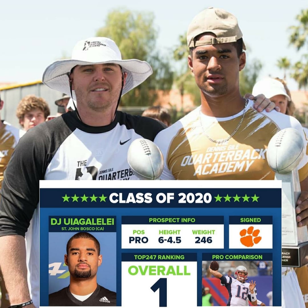 The U Brothers On Twitter Dennis Gile Is Dj S Qb Coach Since He Was 8th Grade He Was The One Coach Who Really Took He S Throwing Ability To The Elite Level I