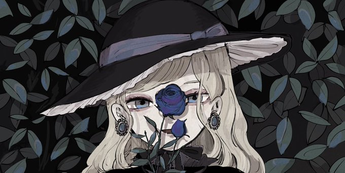 「青薔薇 帽子」のTwitter画像/イラスト(古い順)