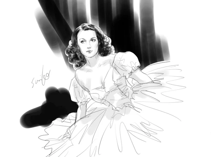 フォロワーさん落書きプレゼント企画
ビビアン・リー?✨??? 