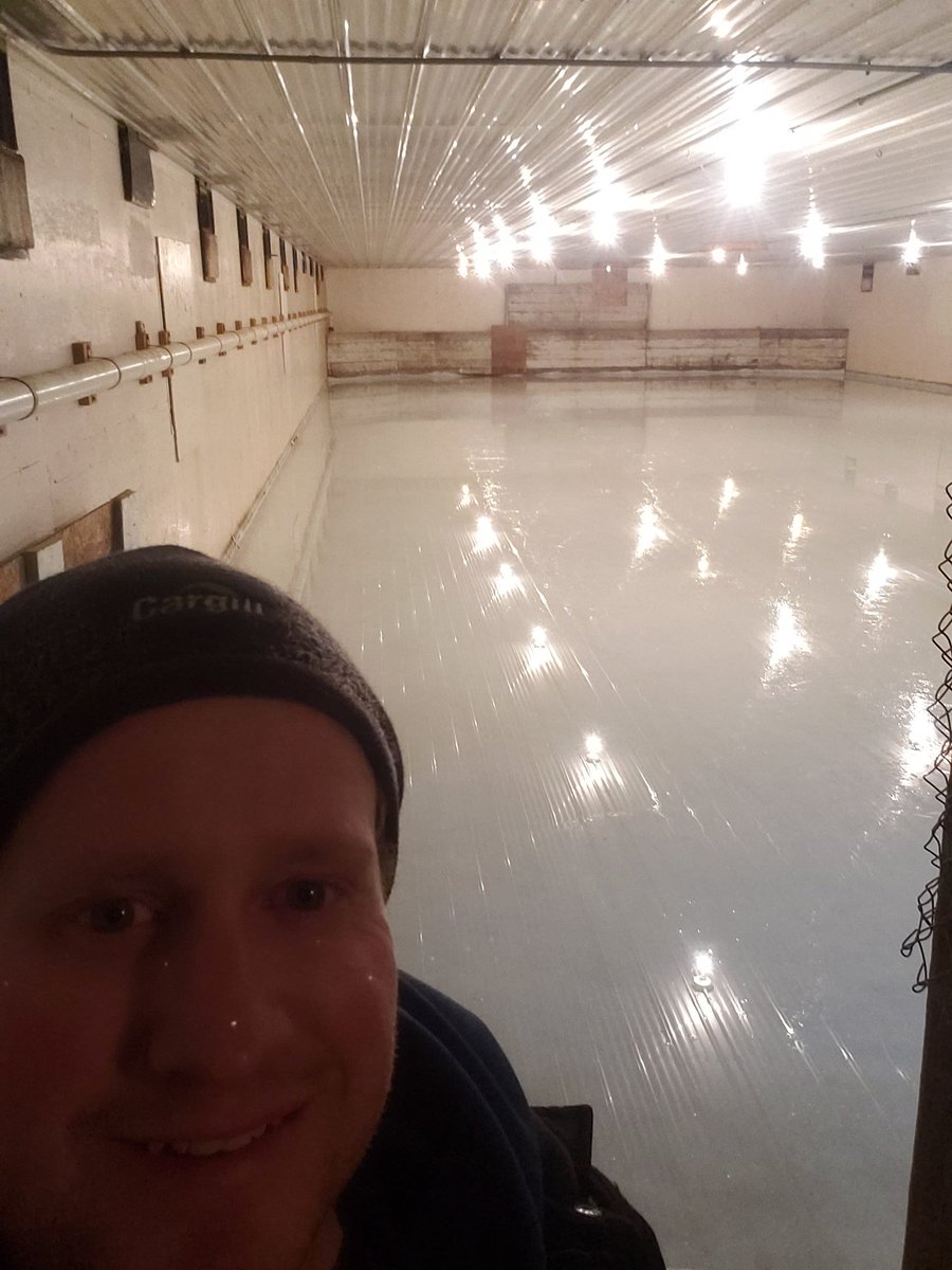 Fresh Flood!  Cold weather is good for something. #Hockey