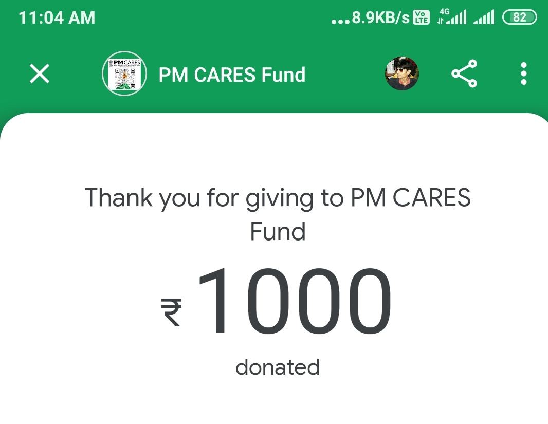 #PMCARES   #PMCaresFund  #Coronafighters #Covid_19Help #helpTonation

Little Help to Nation