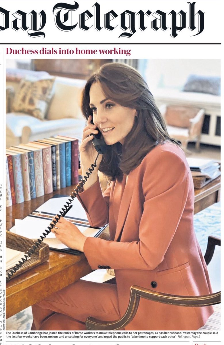 ThePoke's tweet photo. Fake news. If she was properly working from home she’d still be in her pyjamas, eating cold pizza for breakfast and under Nerf gun fire from the kids. https://t.co/oaMtM17Xse