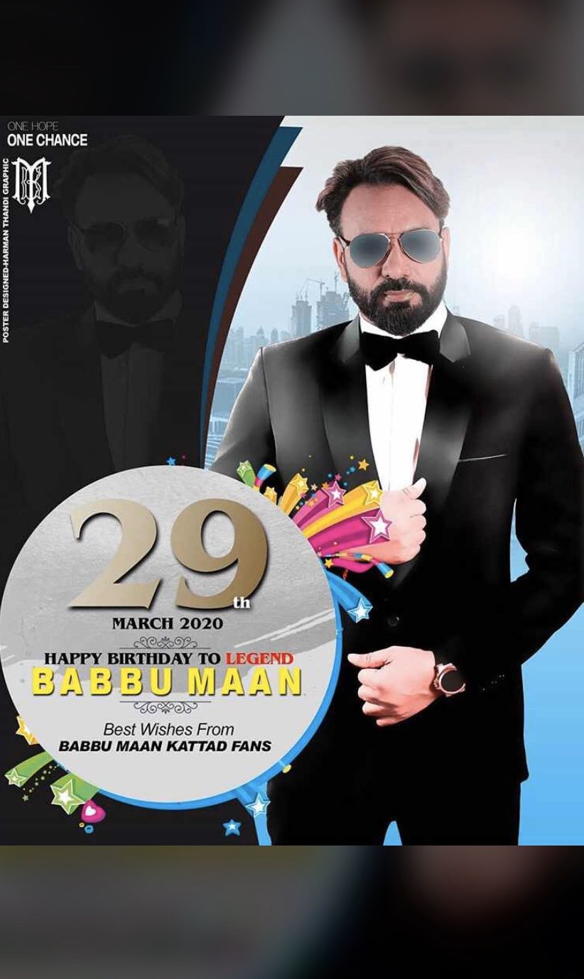 Wishing a very Happy Birthday to Legend Babbu Maan Saab 