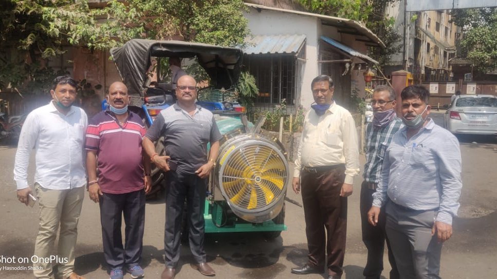 gwmcpl's tweet photo. @mybmc @mybmcSWM @iYashwantJadhav @CMOMaharashtra @AUThackeray @rajeshtope11 
"4 Disinfectant Sparying Machine" a step towards a virus free City to fight #COVID19 
a project dedicated by Global Waste Management Cell Pvt Ltd, Mumbai under its CSR fund https://t.co/nJP3JpujUe