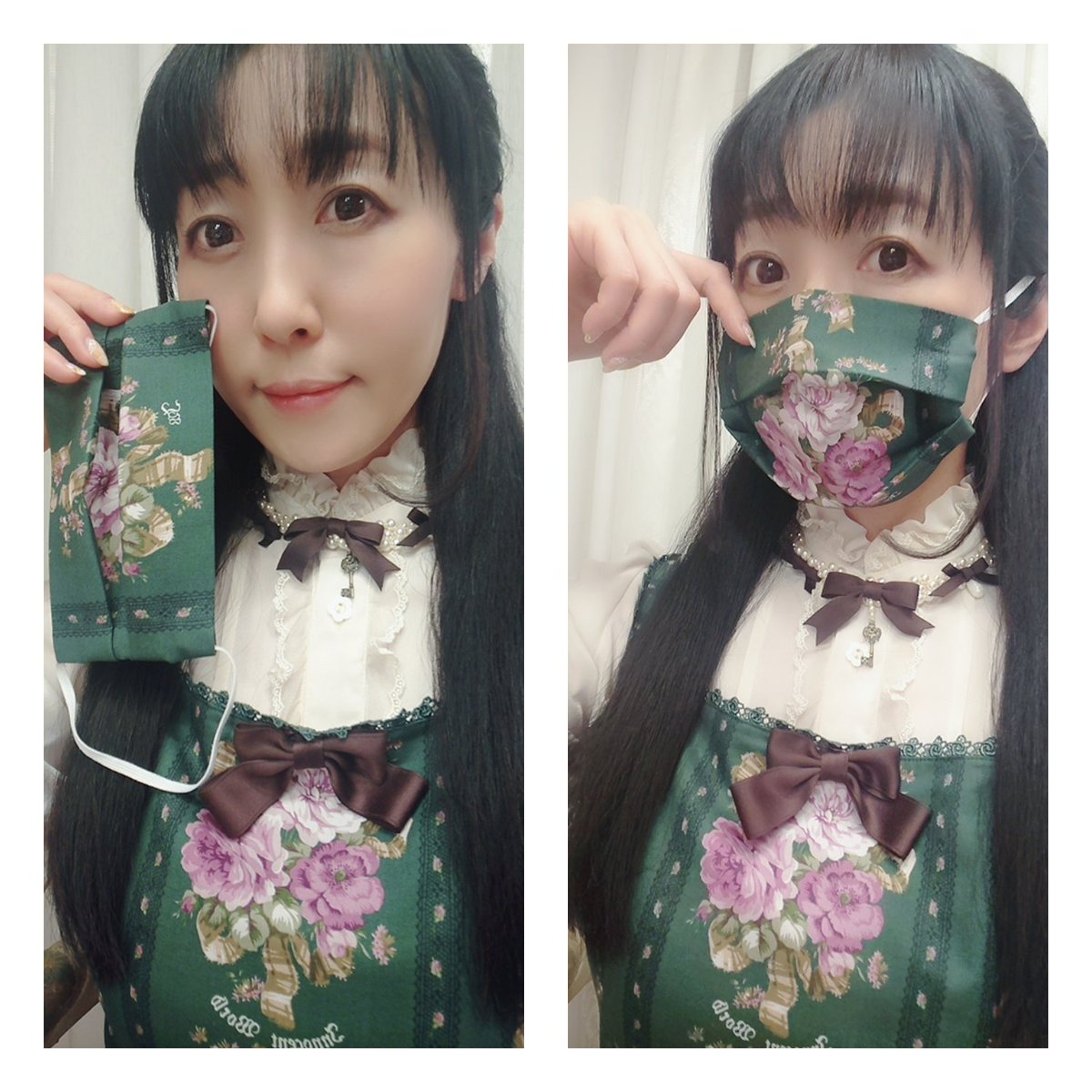 Innocent World 藤原ゆみ マスクキット について 手縫い ミシンどちらでも作ることができます 作り方の説明書付き モデルの 青木美沙子さん が手縫い動画をyoutubeでアップ予定 初心者さんも安心だね 美沙子ちゃんのマスク作り動画も楽しみに