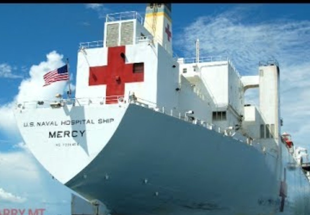 HawaiiSeaCadets's tweet photo. Did you know -- the Navy has two #HospitalShips

USNS Mercy (T-AH-19)
USNS Comfort (T-AH-20)

#USNSMercy - Homeport San Diego 
#USNSComfort - Homeport Norfolk 

Both are play a key role in fighting the #CoronaVirus  / #covıd19 

#NavyCorpsman 
#NavyNurses 
#NavyDoctors https://t.co/db3REivSd4