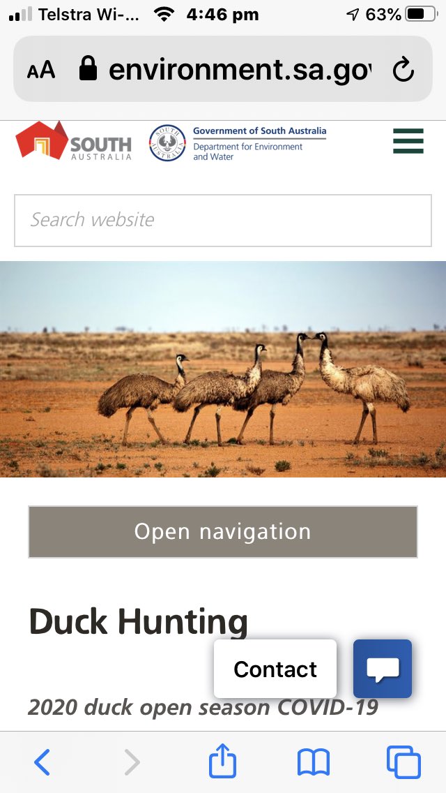 No unnecessary travel - unless it’s to kill wildlife!  Minister Speirs should call an end to the killing now! BTW, check out the “ducks” on the Govt web page. #saparli