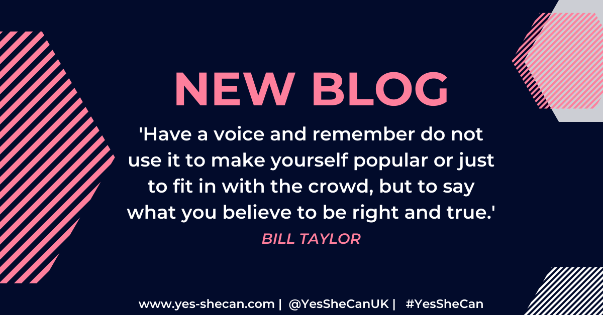 ‘Have a voice and remember do not use it to make yourself popular or just to fit in with the crowd, but to say what you believe to be right and true.’

Read our latest #MaleAdvocacy blog:
buff.ly/2PgSGzJ