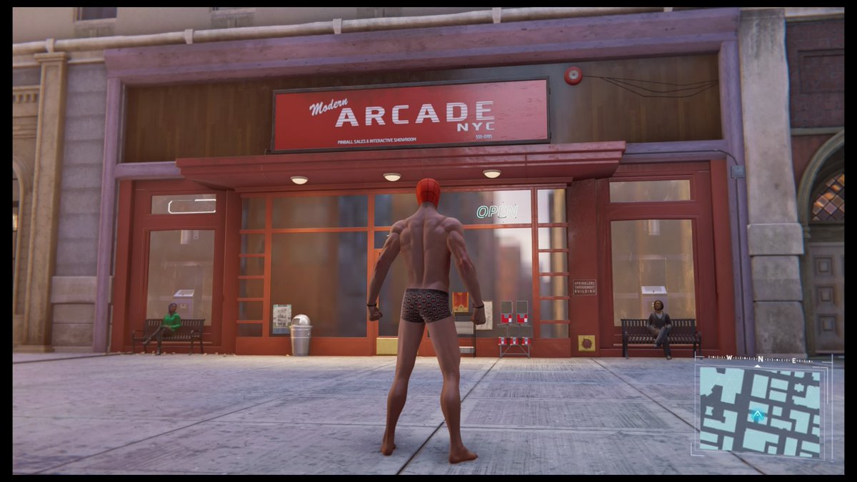 OMG! :D <a href="/modernpinball/">Modern Pinball NYC Arcade, Party Place & Museum</a> is featured in Marvel's Spider-Man! =D #PS4share #pinball #videogame