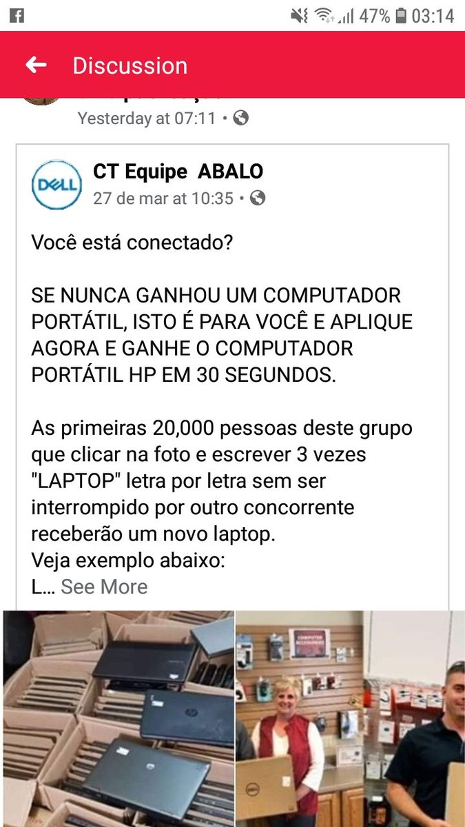 BrFlowd's tweet image. Eai @Dell  cuidado  com quem anda com o nome da marca....

Mais aí se for true não me importo de receber um laptop pra gamer casual.....

Obrigado!!