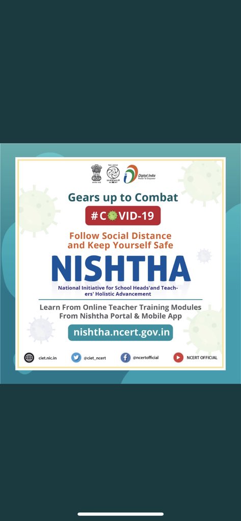ManhasArun's tweet photo. Children from Class 1 to 12th can access the textbooks through e-Pathshala App created by @ncert . And those 86,000 elementary teachers to be trained under NISHTHA can download NISHTHA App and access modules to hone their pedagogy skills @hk_senapaty @OfficeOfSDhotre @jkbose_co https://t.co/BLzeULq2ip
