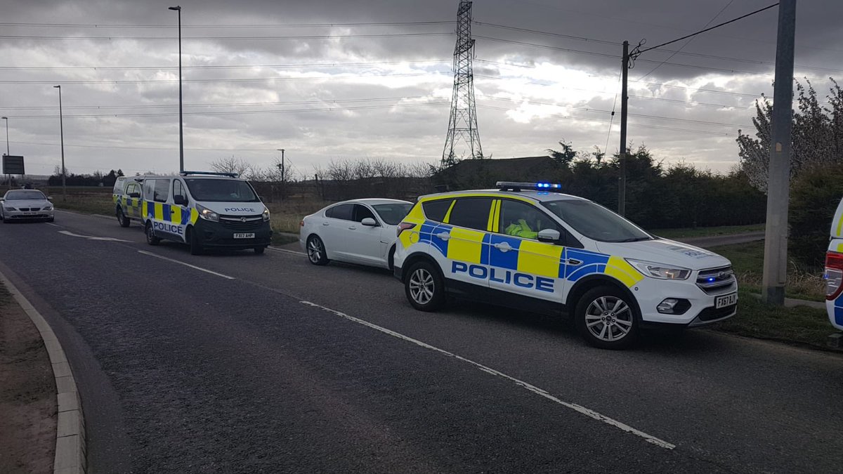 james_perring's tweet photo. Good little job yesterday, vehicle triggers ANPR, vehicle stopped &amp; vehicle seized. 2 in custody and large amount of cash &amp; drugs recovered. I don’t think this comes under the essential journey category. https://t.co/fPKlnnSrP7