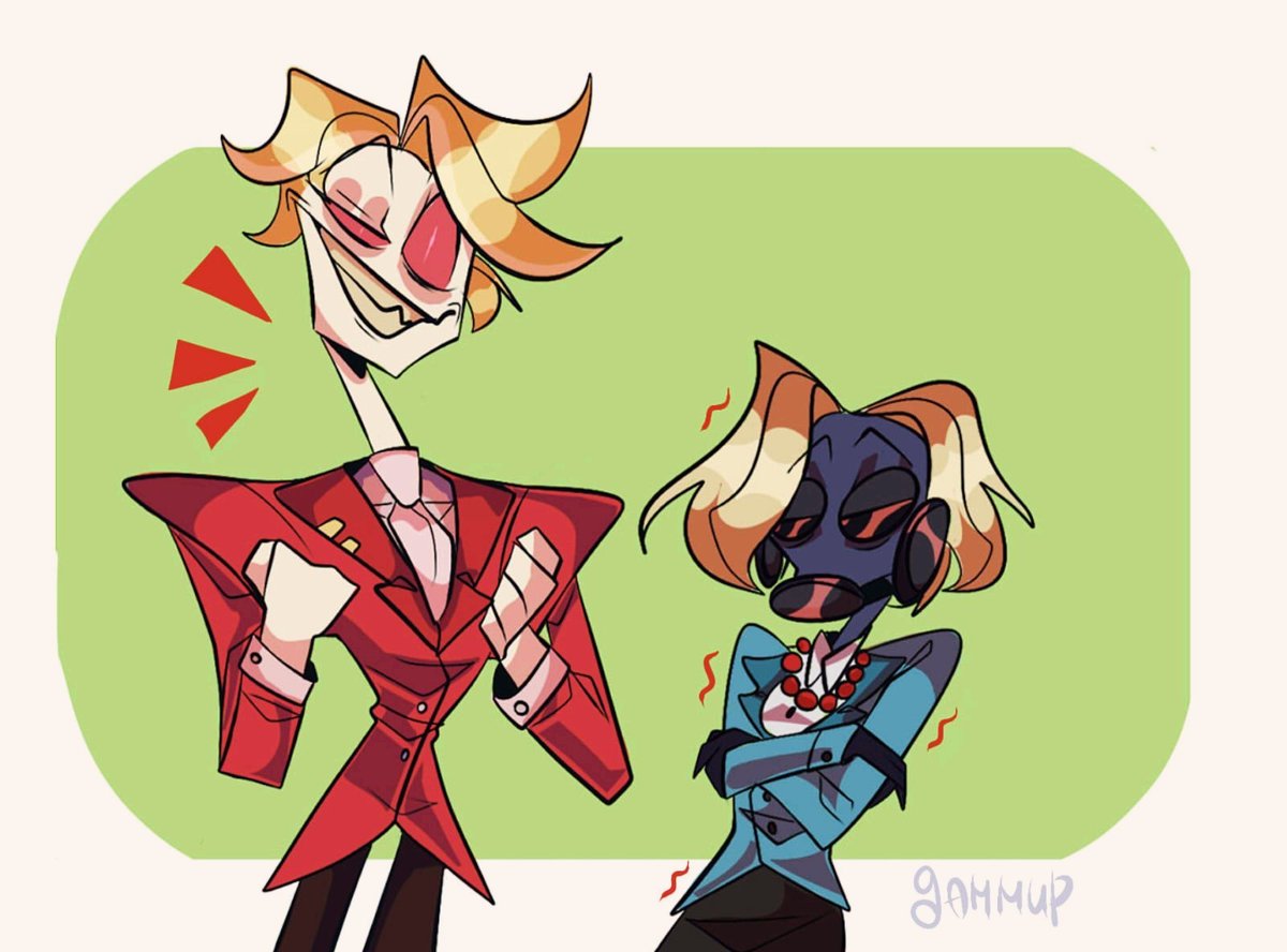 Male Katie killjoy and female Tom trench #katiekilljoy #tomtrench #HazbinHo...