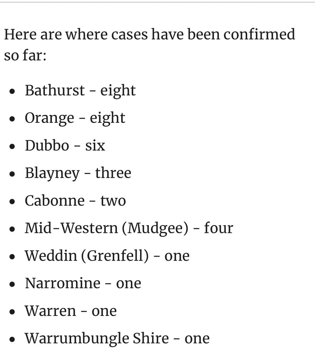 DrRyanAlNatour's tweet photo. Central west NSW numbers for @COVID_Australia #Bathurst #Orange #Dubbo #Mudgee #Narromine #Blainey #regionalAustralia #WiradjuriCountry #COVID19Aus https://t.co/YDJN6Joj2B