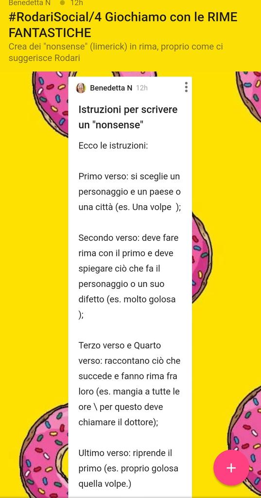 #Rodarisocial/04 la nostra bacheca è pronta per le #Rimefantastiche i #nonsense #limerick della settimana.
Cosa ne verrà fuori? 🤷‍♀️ 
<a href="/ProfGrammaticus/">ProfGrammaticus</a> <a href="/GuarroMonica/">3D Monterotondo Buozzi</a>
@sara_longo_ <a href="/stefybassi/">Stefania Bassi</a> <a href="/GiorgiaCola3/">3 E - 3 F I.C. MONTEROTONDO BUOZZI</a> <a href="/VCBuozzi/">Classe V C Buozzi</a>