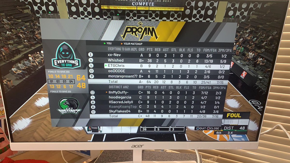 ETG2K's tweet photo. 3-1 today so far. Boys doing well with a new line up some solid games by all the boys all around.
Next we play @SFG_ANZ where it is a must win game if we want to keep progressing.  Tune into https://t.co/RuEvRM3w7J to catch the game play shortly!
Good stuff boys. https://t.co/DDO1M6B5lu