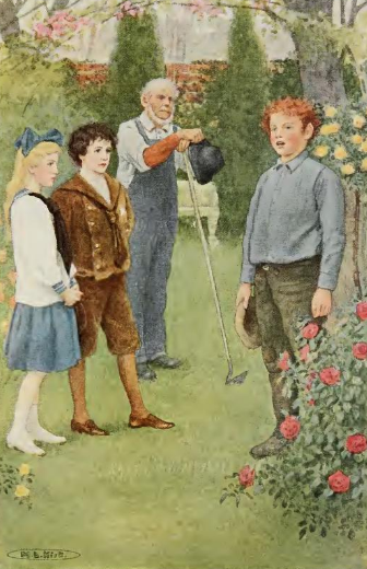 昔の風俗をつぶやくよ Twitterissa 1911年秘密の花園の挿絵です わがまま一杯に育ったメアリー はペストで両親を亡くし伯父に引き取られます そこには伯父の息子コリン 足が不自由 と 閉鎖され荒れ果てた庭園がありました コリンや牧童らと庭園の再生に奮闘する