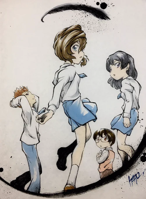 ゲゲゲの鬼太郎第6期放送2年間、リアタイ墨絵を描いて来れたのはみなさんのおかげです?✨
いつも見てくれたから楽しく描けました??
これでリアタイ墨絵は終わりですがまだまだ鬼太郎を描いていきたいと思いますのでヨロシクお願いします?✨

#また扉が開くその日まで
#ゲゲゲの鬼太郎 #墨絵 