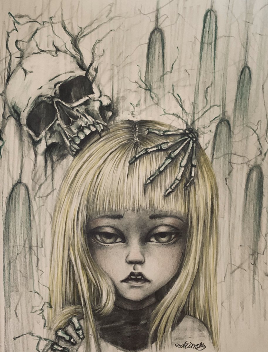 らいの助 孤独と孤独 鉛筆画 イラスト アナログ絵 Illustration らいの助 孤独と孤独 鉛筆画 イラスト アナログ絵 Illustration