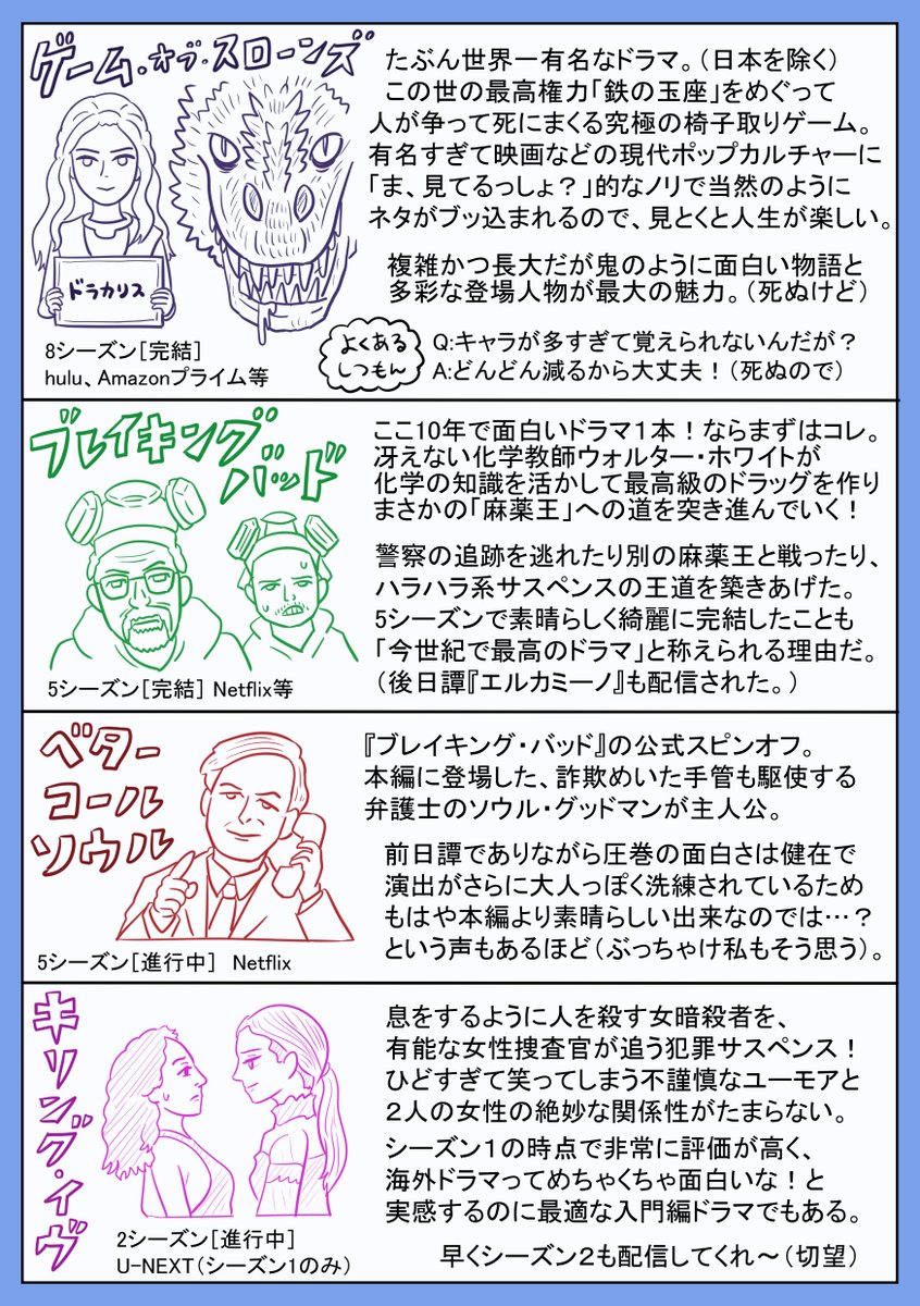 自宅で過ごすおともにぴったりなイチオシ海外ドラマ 合計450時間ありますのでお楽しみの参考までに 話題の画像プラス