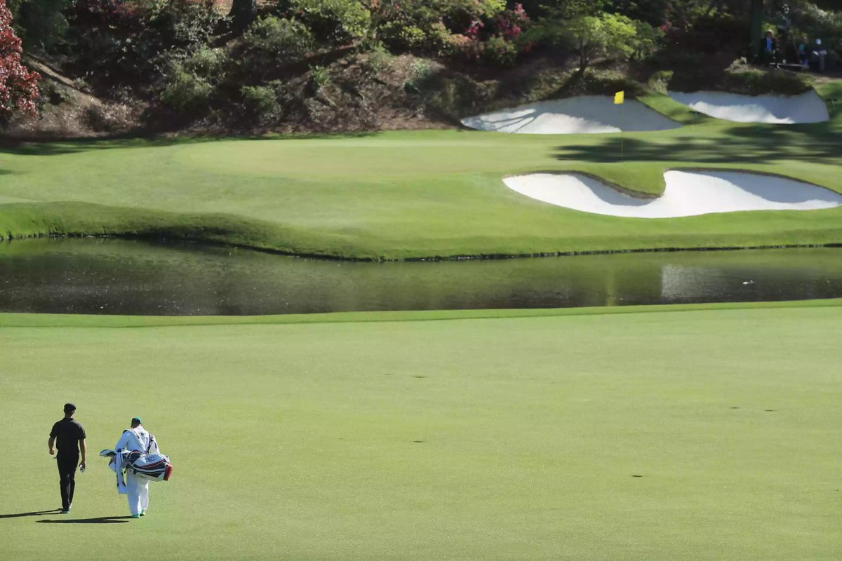 golfingindian's tweet photo. #HoganBridge 
In 1958, on the 02nd April, @TheMasters dedicated a bridge to #BenHogan a quaint structure of spiritual significance in golf, taking the golfers across Rae's Creek, to an unforgiving 12th green, the windswept grave of many an aspiration #TheMasters #ScottHalleran https://t.co/LVQ9LR2FOE