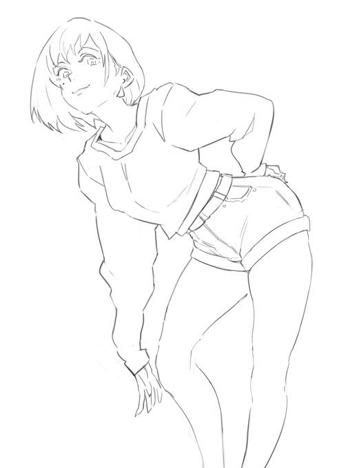 Girl doodle and @nastimajesti 's version of Raymond! 