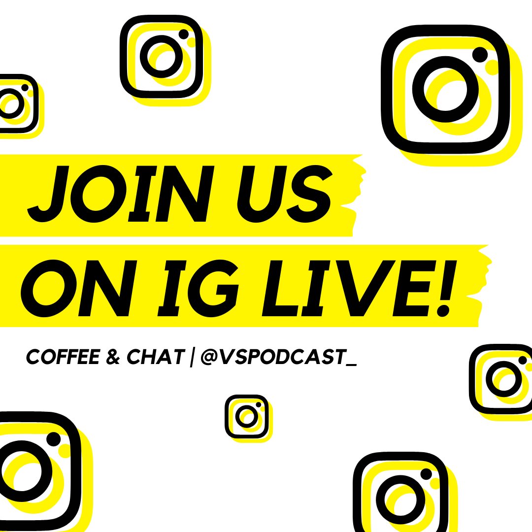 vspodcast_'s tweet photo. Join us at 12PM GMT on Instagram live for a virtual “let’s grab a coffee” 💬💛

IG: @vspodcast_ https://t.co/RYhcHdtit8