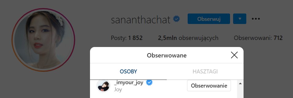 113. Lapisara Intarasut (Thai actress), Sananthachat Thanapatpisal (Thai actress), Pimtha (Thai influencer) and Jan Ployshompoo (Thai actress) follow Joy on ig