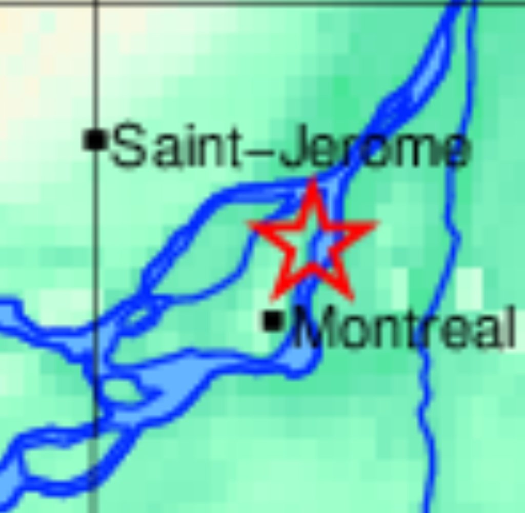 #montreal 
#seisme #tremblementdeterre #earthquake
Magnitude: 3.3
Heure/Time: 3:22
Profondeur/depth: 12km
Location: