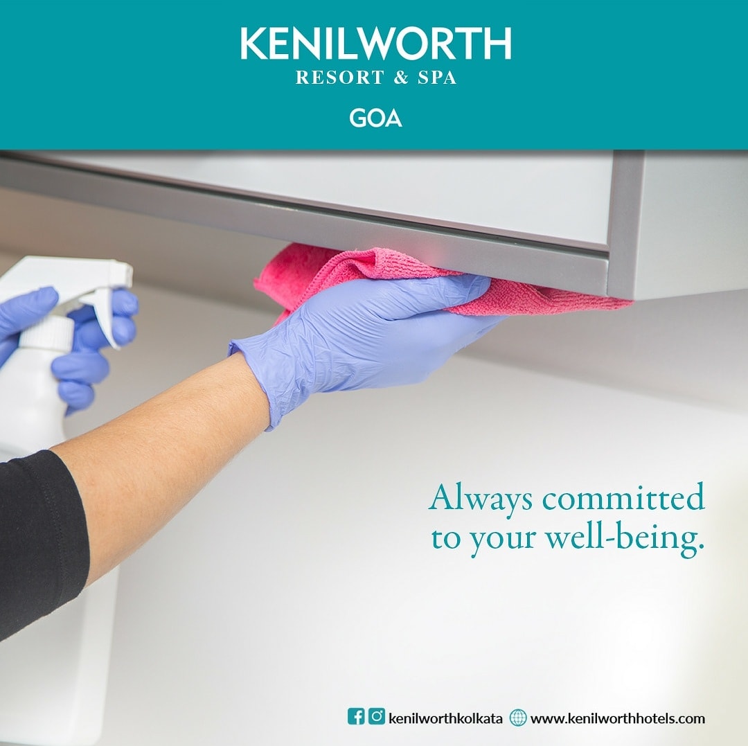 KenilworthGoa's tweet photo. Kenilworth Goa is committed to maintain the cleanliness and hygiene of their establishment in order to provide the best and healthiest of experiences to its guests. 

#KenilworthGoa #StaySafe https://t.co/MQ0egntgcC